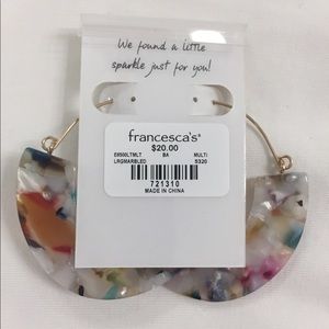 Francesca's Collections Jewelry - Large Statement multi color Earrings Francesca’s Francesca's Collections Jewelry - Large Statement multi color Earrings Francesca’s